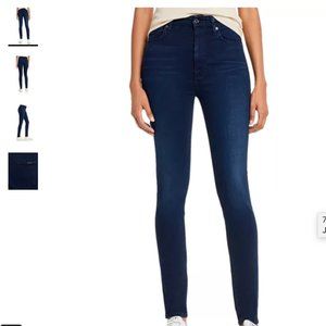7 For All Mankind High-Waist Ankle Skinny Jeans 26